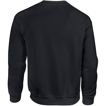 Gildan GD056 Heavy Blend Men’s Black Crew-Neck Sweatshirt