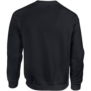 Gildan GD056 Heavy Blend Men’s Black Crew-Neck Sweatshirt