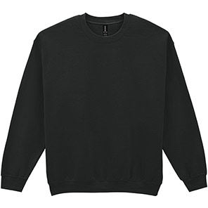 Gildan GD056 Heavy Blend Men’s Black Crew-Neck Sweatshirt 5XL