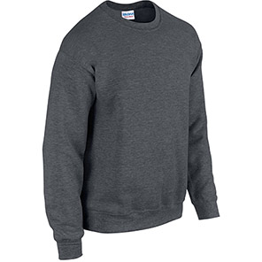 Gildan GD056 Heavy Blend Men’s Dark Heather Crew-Neck Sweatshirt