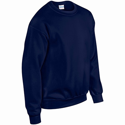 Gildan GD056 Heavy Blend Men’s Navy Crew-Neck Sweatshirt