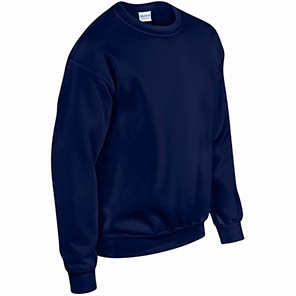 Gildan GD056 Heavy Blend Men’s Navy Crew-Neck Sweatshirt