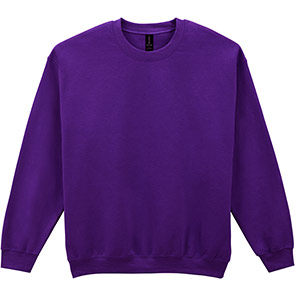 Gildan GD056 Heavy Blend Men’s Purple Crew-Neck Sweatshirt L