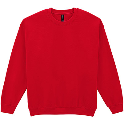 Gildan GD056 Heavy Blend Men’s Red Crew-Neck Sweatshirt