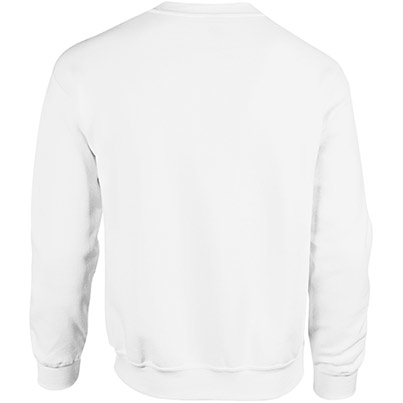 Gildan GD056 Heavy Blend Men’s White Crew-Neck Sweatshirt