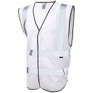 Leo Pilton White Reflective Vest XS