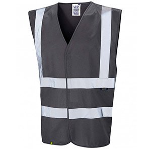 Leo Pilton Grey Reflective Vest XL