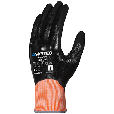 Skytec Sapphire Total Lite Nitrile-Coated Cut-Resistant Gloves