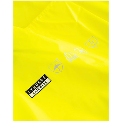Lyngsøe Rainwear FR-LR59 Yellow Hi-Vis Flame-Retardant Bib and Brace Overalls