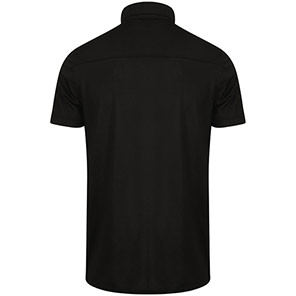 Henbury HB460 Men’s Black Wicking Polo Shirt