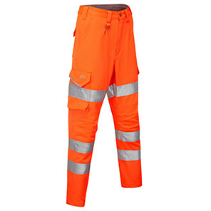 Leo Beckamoor Women’s Yellow Hi-Vis Cargo Trousers