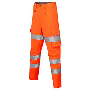 Leo Beckamoor Women’s Yellow Hi-Vis Cargo Trousers