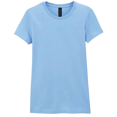 Gildan Softstyle GD072 Women’s Blue T-Shirt