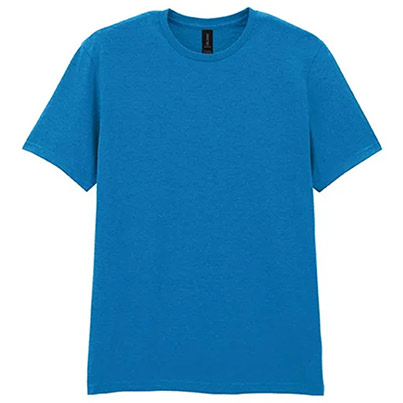 Gildan Softstyle GD001 Men’s Blue Cotton T-Shirt