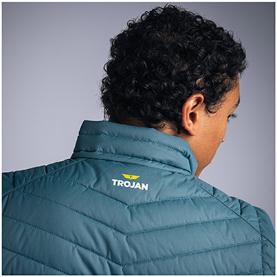 TROJAN Hybrid Men’s Smoke Blue Body Warmer