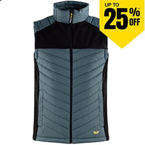 TROJAN Hybrid Men’s Smoke Blue Body Warmer
