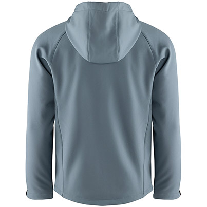 TROJAN Men’s Smoke Blue Hooded Softshell Jacket