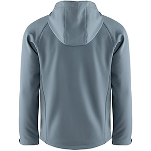 TROJAN Men’s Smoke Blue Hooded Softshell Jacket