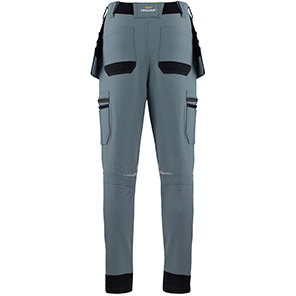 TROJAN Tech Men’s Smoke Blue Cargo Trousers with Holster Pockets