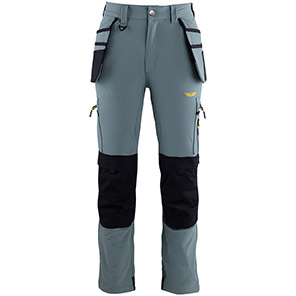 TROJAN Tech Men’s Smoke Blue Cargo Trousers with Holster Pockets 3XL