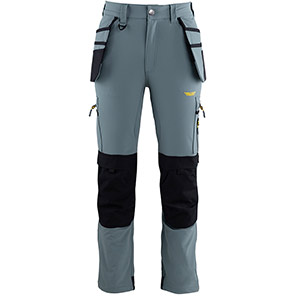TROJAN Tech Men’s Smoke Blue Cargo Trousers with Holster Pockets 3XL