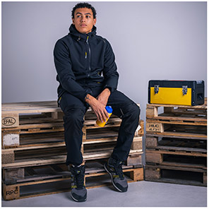 TROJAN Tech Men’s Navy Cargo Trousers with Holster Pockets