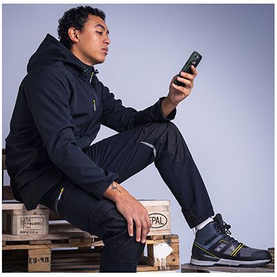 TROJAN Tech Men’s Navy Cargo Trousers with Holster Pockets