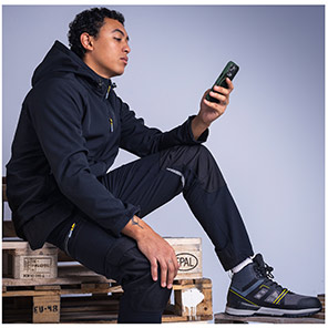 TROJAN Tech Men’s Navy Cargo Trousers with Holster Pockets