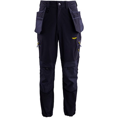 TROJAN Tech Men’s Navy Cargo Trousers with Holster Pockets