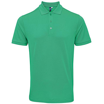 Premier Coolchecker Plus PR630 Kelly Green Polo Shirt