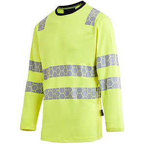 ProGARM TS270 Yellow Long-Sleeve Arc-Flash T-Shirt