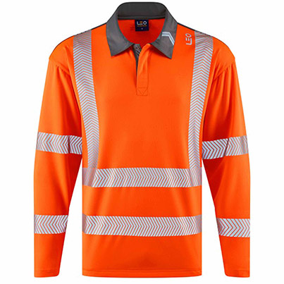 Leo Georgeham Hivis Sleeved Polo Shirt