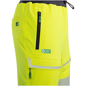 Arco Responsible Yellow Hi-Vis Joggers