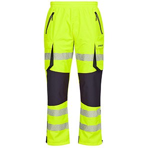 Pulsar React RCT802 Men’s Yellow Hi-Vis Waterproof Overtrousers 4XL Regular