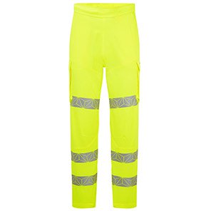 PULSAR React Men’s Yellow Hi-Vis Work Trousers 4XL Regular