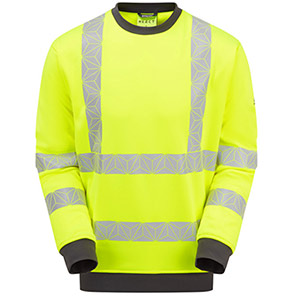 PULSAR React Men’s Yellow Hi-Vis Sweatshirt 4XL