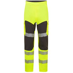 PULSAR React Men’s Yellow/Grey Hi-Vis Work Trousers 4XL Regular