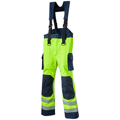 ProGARM WT252F Women’s Yellow/Navy Hi-Vis Arc-Flash Waterproof Trousers