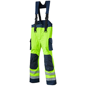 ProGARM WT252F Women’s Yellow/Navy Hi-Vis Arc-Flash Waterproof Trousers