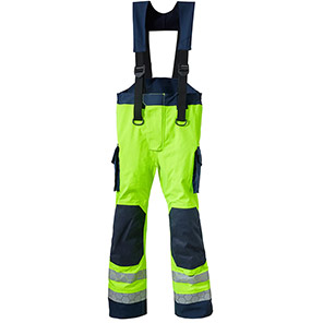 ProGARM WT252F Women’s Yellow/Navy Hi-Vis Arc-Flash Waterproof Trousers 4XL Reg