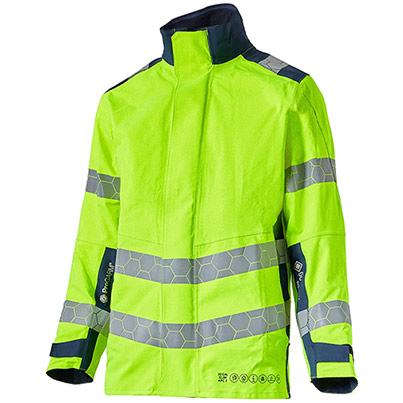 ProGARM WJ250F Women’s Yellow/Navy Arc-Flash Jacket