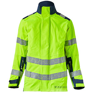 ProGARM WJ250F Women’s Yellow/Navy Arc-Flash Jacket 4XL Reg