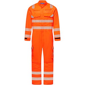 Alsico AFHC1 Orange Hi-Vis Arc-Flash Overalls 5XL Tall