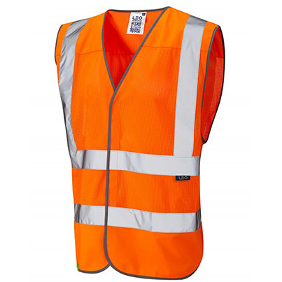 W04-O Hi-Vis Coolviz Waistcoat Orange