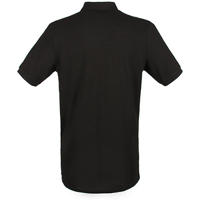 Henbury HB101 Black Piqué Polo Shirt