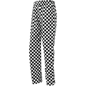 Premier Essential Black/White Chef’s Trousers 3XL