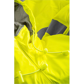 Lynsgøe FR-LR3567 Yellow Waterproof Multihazard Hi-Vis Bomber Jacket
