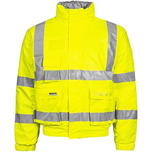 Lynsgøe FR-LR3567 Yellow Waterproof Multihazard Hi-Vis Bomber Jacket 4XL