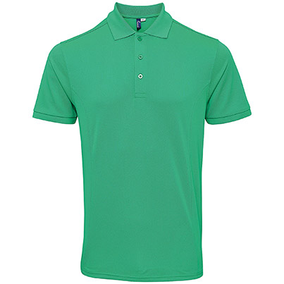 Premier Coolchecker Plus PR630 Kelly Green Polo Shirt